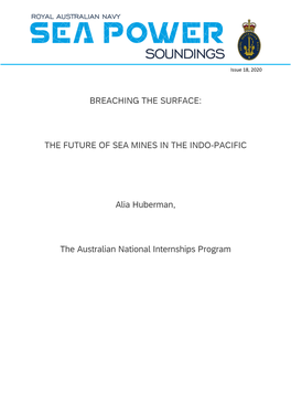 The Future of Sea Mines in the Indo-Pacific