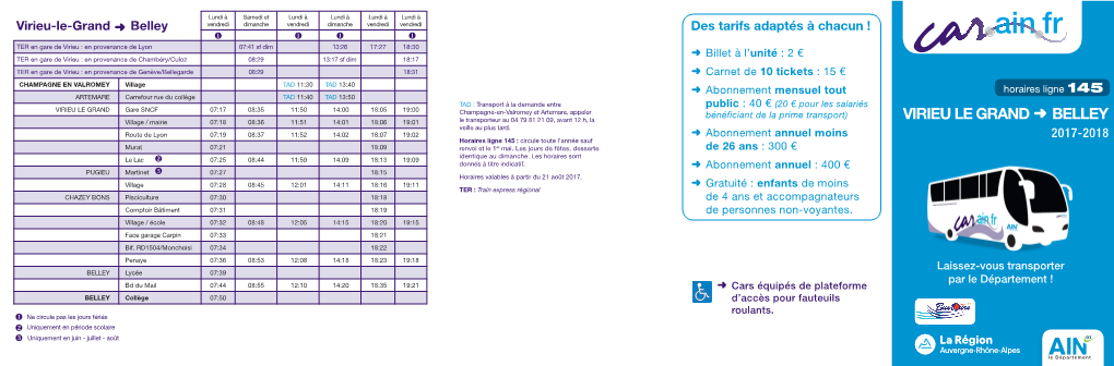 Fiche Horaire De La Ligne