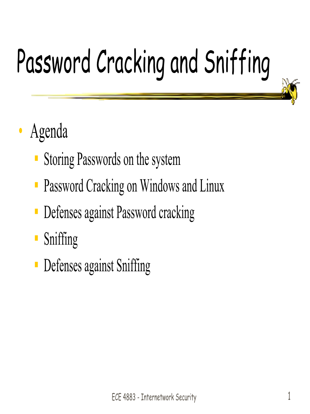 Password Cracking and Sniffing