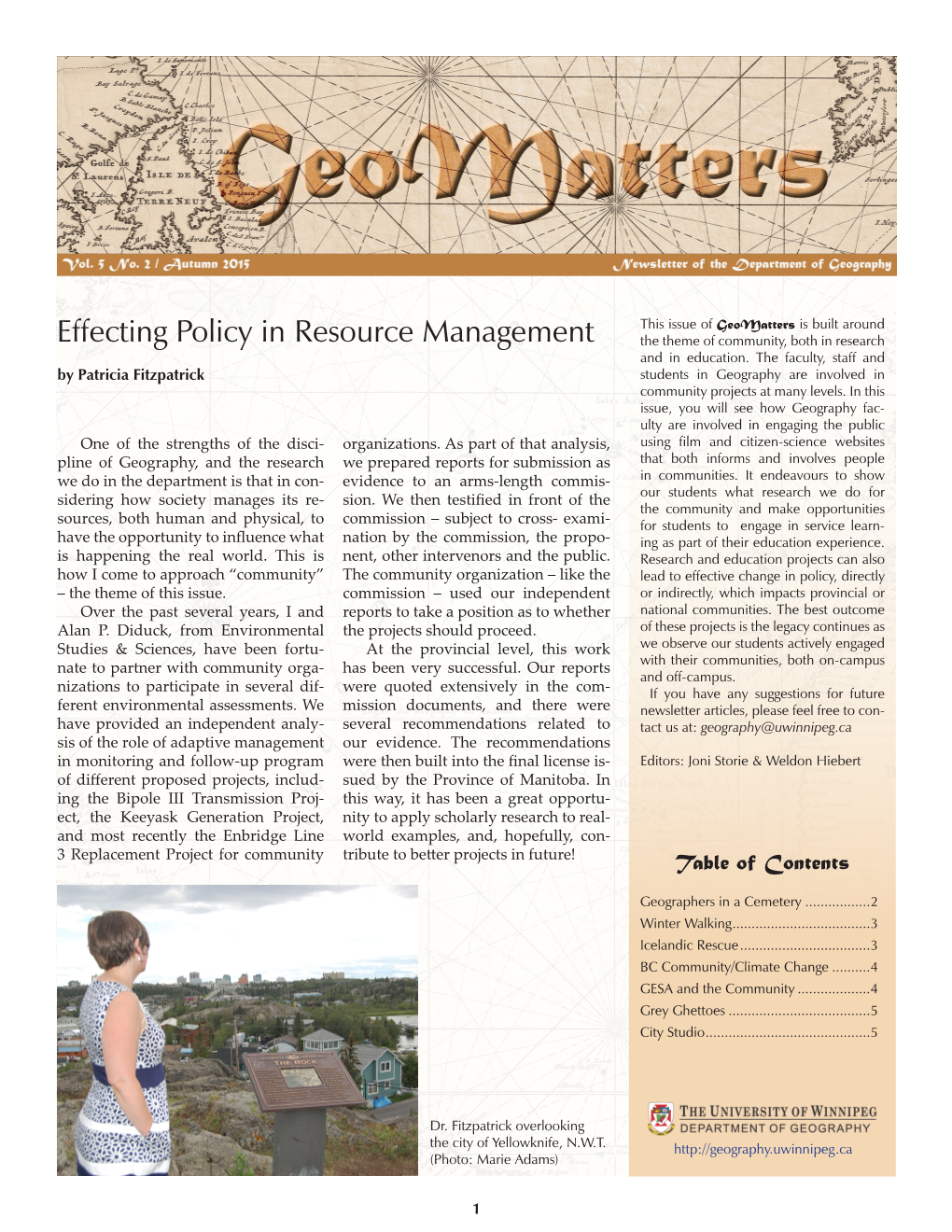 Effecting Policy in Resource Management the Theme of Community, Both in Research and in Education