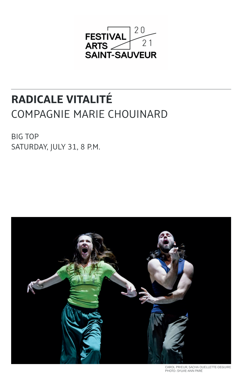 Radicale Vitalité Compagnie Marie Chouinard