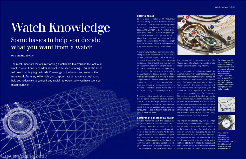 Watch Knowledge | 43