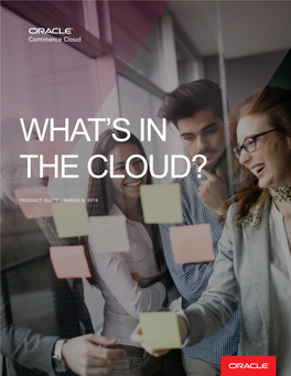 What's in the Cloud?