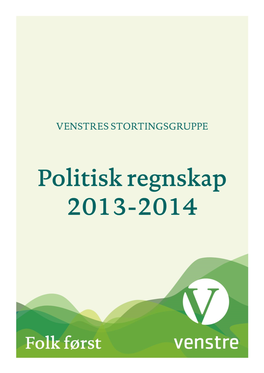 Politisk Regnskap 2013/2014