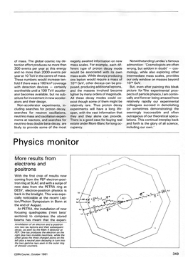 Physics Monitor