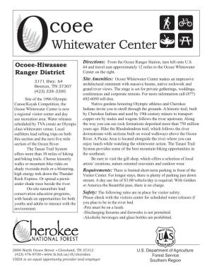 Whitewater Center } 5