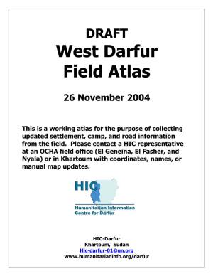 West Darfur Field Atlas
