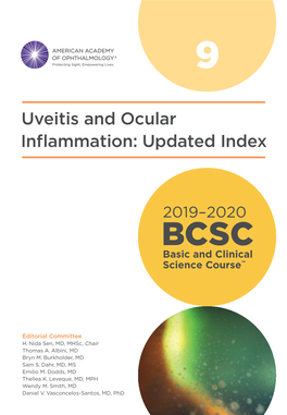 Uveitis and Ocular Inflammation: Updated Index