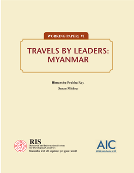 Travels by Leaders: Myanmar