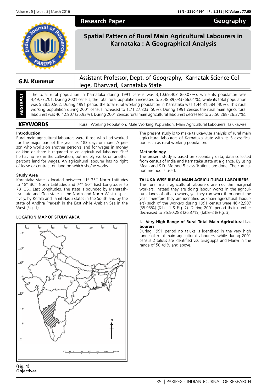 Research Paper Spatial Pattern of Rural Main