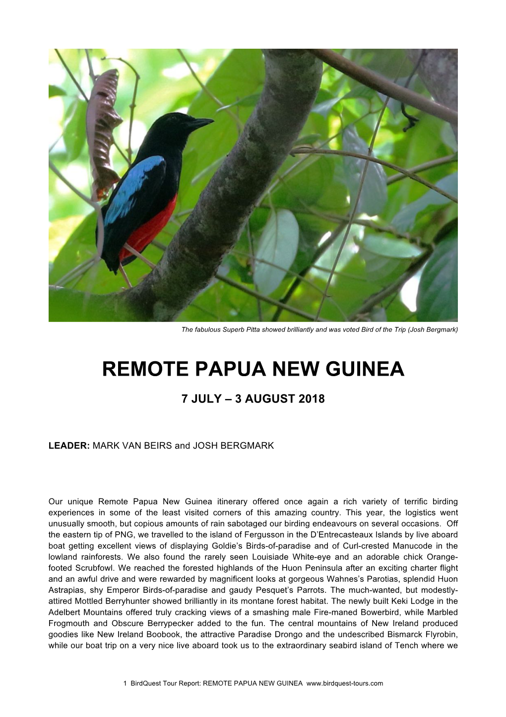 Remote Papua New Guinea