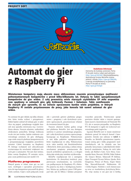 Automat Do Gier Z Raspberry Pi