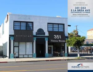 351-353 S La Brea Ave Los Angeles, Ca 90036 Retail/Office Building Located in Greater Wilshire Subject Property