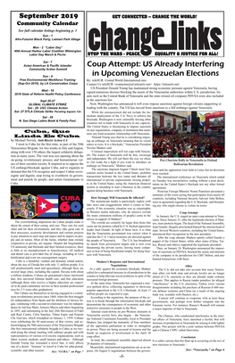 Coup Attempt: US Already Interfering in Upcoming Venezuelan Elections