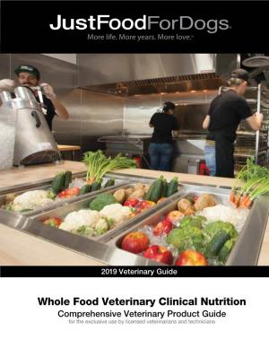 Whole Food Veterinary Clinical Nutrition