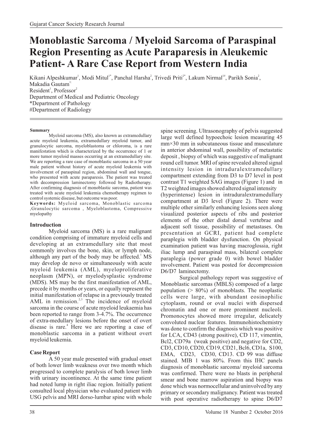 011 Monoblastic Sarcoma Myeloid Sarcoma.Cdr