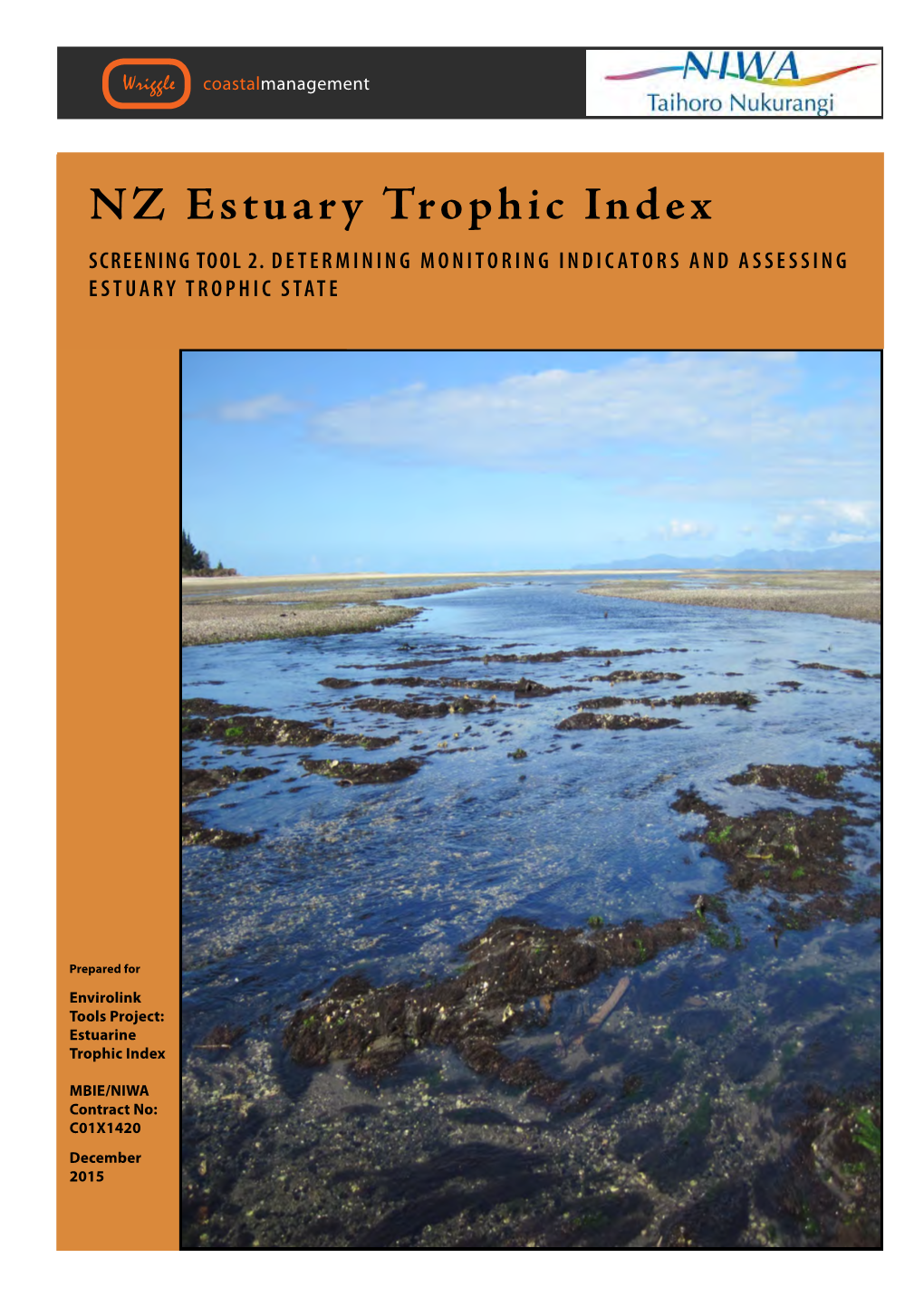 NZ Estuary Trophic Index SCREENING Tool 2