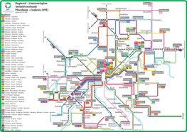 Liniennetzplan Verkehrsverbund Pforzheim