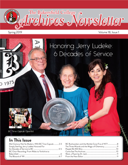 Honoring Jerry Ludeke: 6 Decades of Service