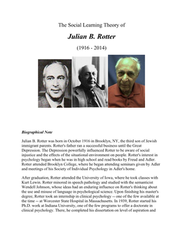 Julian B. Rotter
