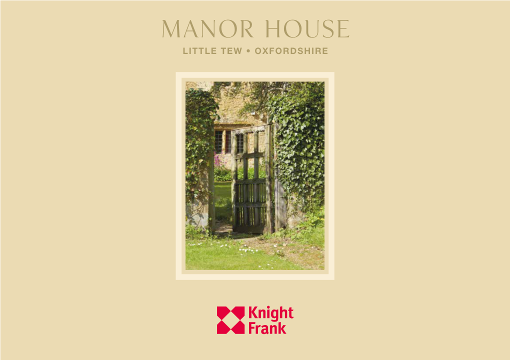 Manor House Little Tew • Oxfordshire