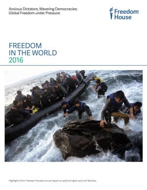 Freedom in the World 2016 Report