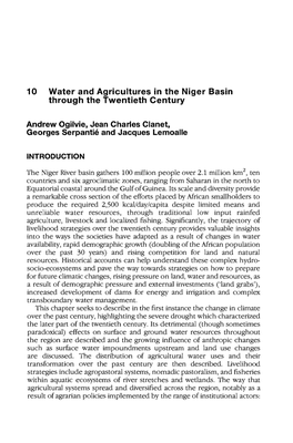 Water and Agricultures in the Niger Basin Through the Twentieth Century