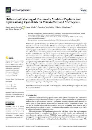 Differential Labeling of Chemically Modified Peptides and Lipids