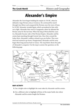 Alexander's Empire