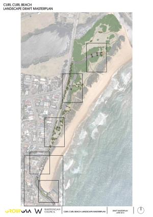 Curl Curl Beach Landscape Draft Masterplan