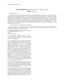 Gynandropsis (PDF)