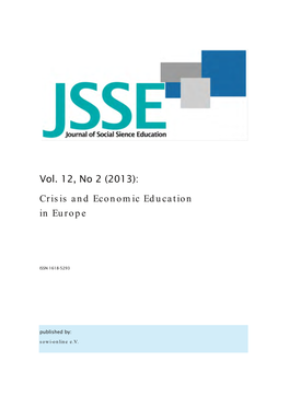 Crisis and Economic Education in Europe