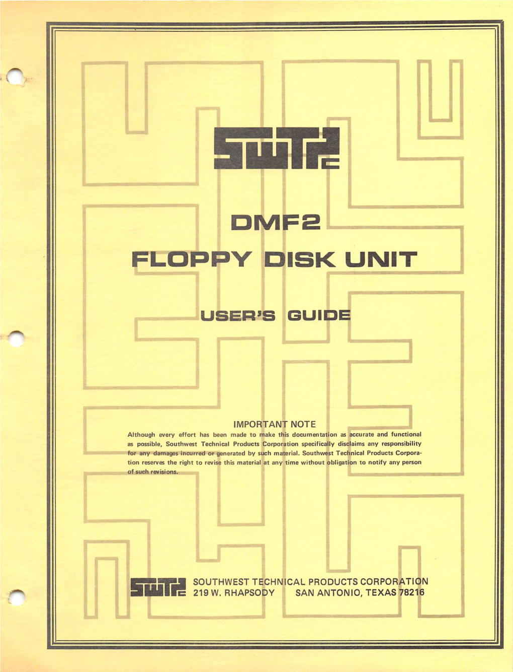 Floppy Disk Unit