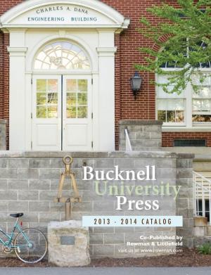 Bucknell University Press 2013 - 2014 Catalog