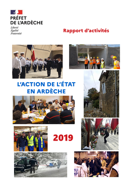 Rapport D'activité De L'année 2019
