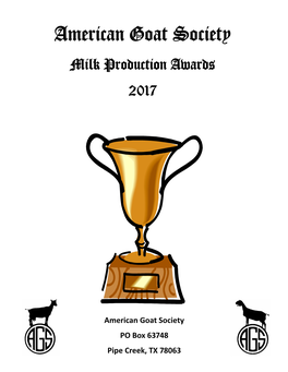 Milk Production Awards 2017