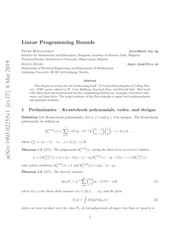 Linear Programming Bounds for Tree Codes (Corresp.)