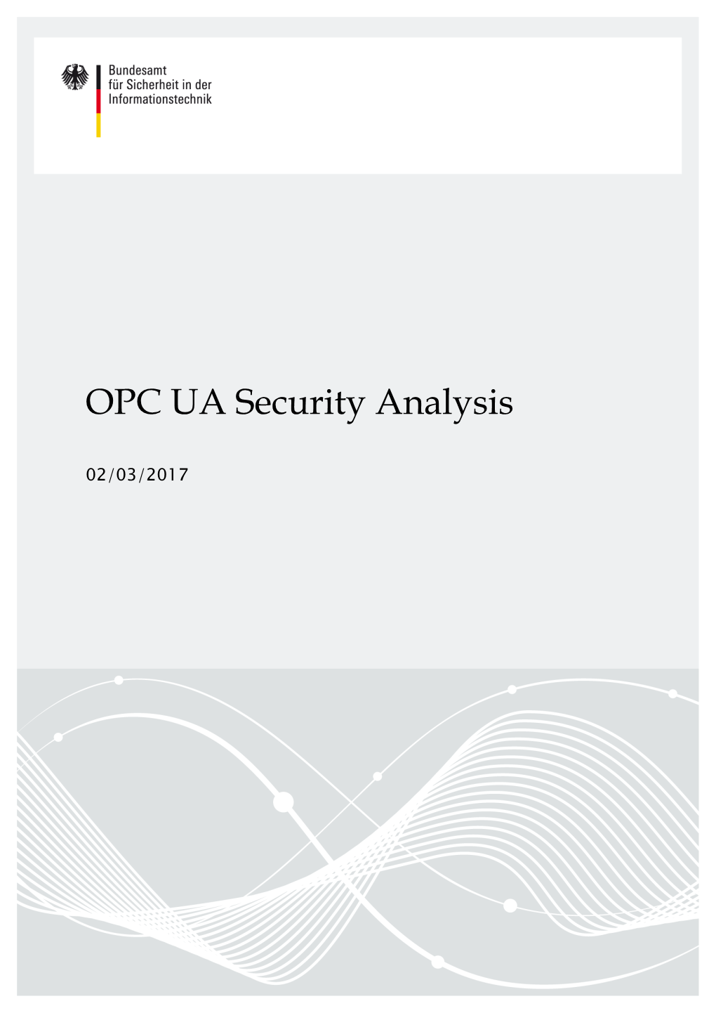 OPC UA Security Analysis