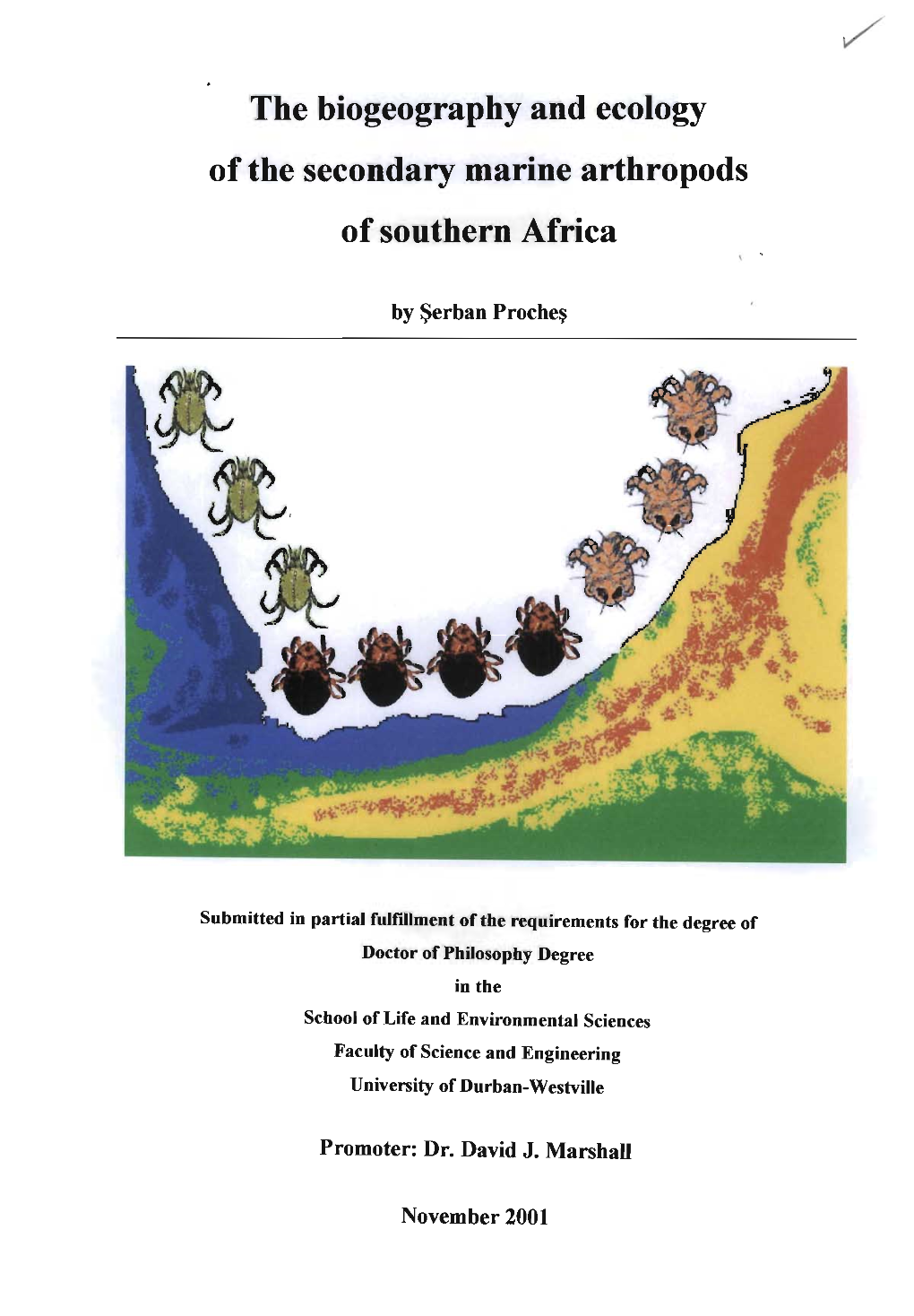 The Biogeography and Ecology of the Secondary Marine Arthropods of Southern Africa \