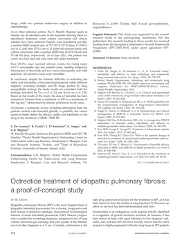 Octreotide Treatment of Idiopathic Pulmonary Fibrosis: a Proof-Of-Concept Study