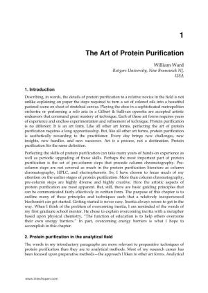 The Art of Protein Purification