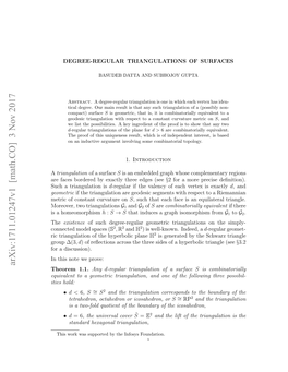 Arxiv:1711.01247V1 [Math.CO] 3 Nov 2017 Theorem 1.1