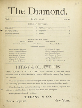 The Diamond of Psi Upsilon May 1882
