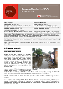 Guinea: Floods