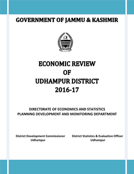 Direct0rate of Economics and Statistics Planning Development and Monitoring Department