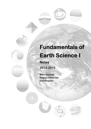 Fundamentals of Earth Science I Notes 2014-2015