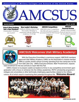 AMCSUS Newsletter Issue 201807