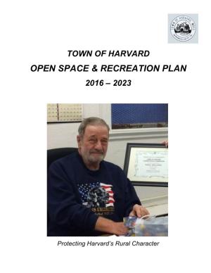 2016 Open Space & Recreation Plan