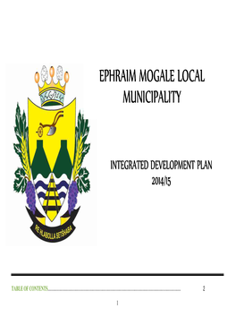 Ephraim Mogale Local Municipality Municipality