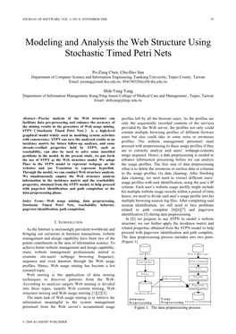 Modeling and Analysis the Web Structure Using Stochastic Timed Petri Nets